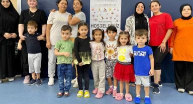 Darıca’da anne ve çocuklar birlikte hem spor yaptı hem eğlendi