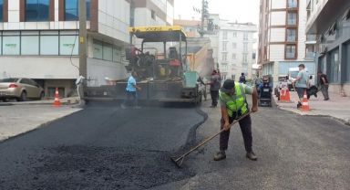 Köşklüçeşme’de asfalt çalışması