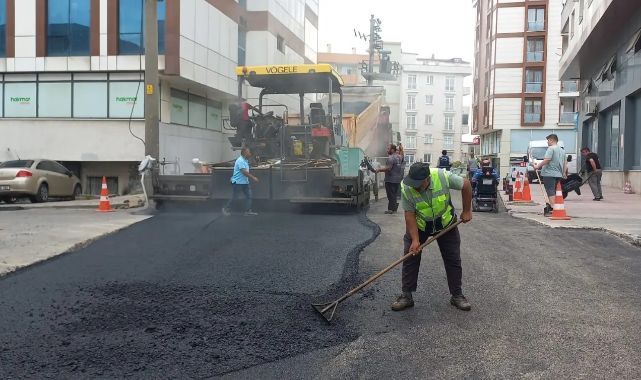 Köşklüçeşme’de asfalt çalışması