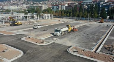 Milli İrade Meydanı’ndaki otoparkta sona doğru