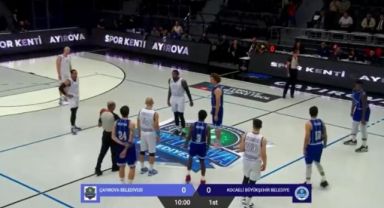 Basketbol maçında İsrail protesto edildi