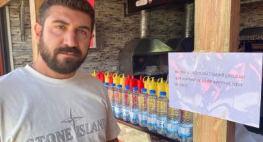 Bir günlük kazancını onlar için bağışladı