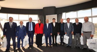 Büyükgöz Muhtarları ağırladı