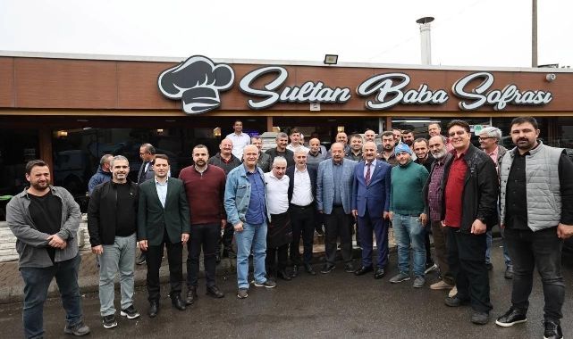 Büyükgöz sanayi esnafıyla buluştu