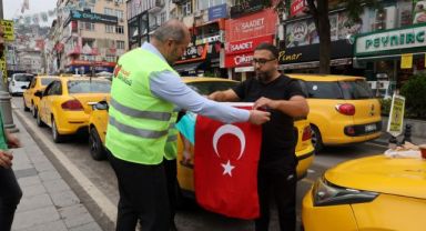 Cumhuriyetin 100. yılında Kocaeli kırmızı beyaz