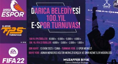 Darıca’da 100. Yıl E-Spor Turnuvası düzenlenecek