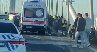 Dilovası Osmangazi Köprüsü'nde feci kaza: 8 yaralı