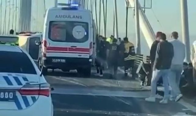 Dilovası Osmangazi Köprüsü'nde feci kaza: 8 yaralı