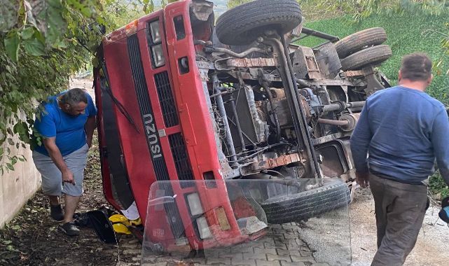 Elektrik arıza ekibi kaza yaptı: 2 yaralı