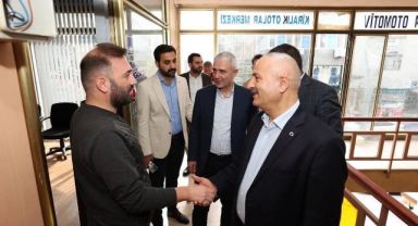 Gebze’de başkanlardan esnaf ziyaretleri