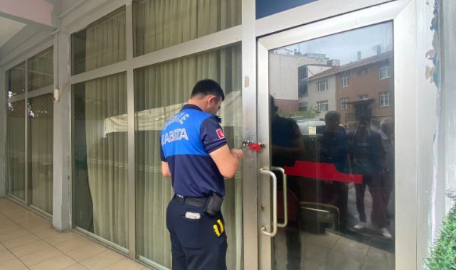 Gebze’de kurallara uymayan işyerleri mühürlendi