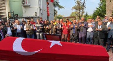 Kazada yaşamını yitiren orman işçisi için tören düzenlendi