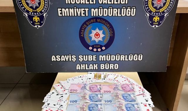 Kumar oynanan iş yerine polis baskını
