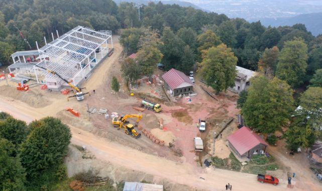 Kuzuyayla’daki sosyal alanlarda hummalı çalışma