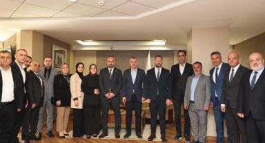 MHP’li Demirbaş ve ekibi Büyükakın’a konuk oldu
