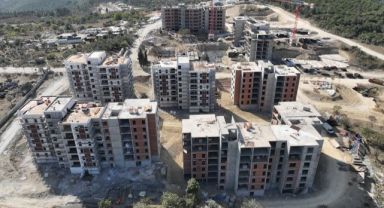 Tavşancıl TOKİ konutları hızla yükseliyor