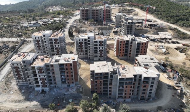 Tavşancıl TOKİ konutları hızla yükseliyor