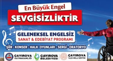 Çayırova’da sanat, engel tanımayacak