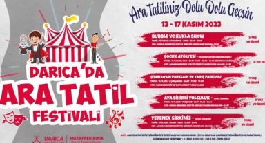 Darıcalı çocuklar ara tatilde doyasıya eğlenecek