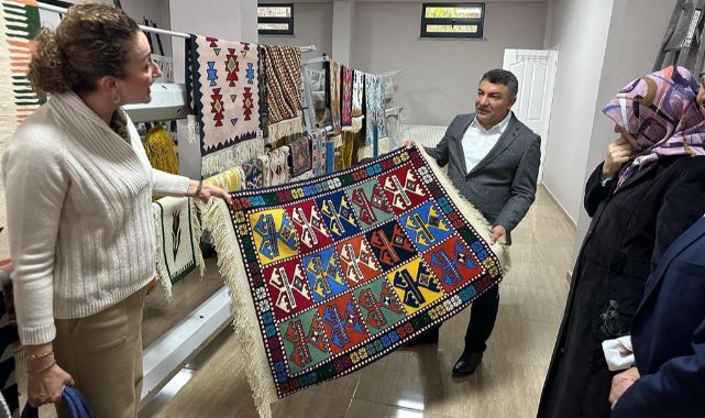 Dilovası’nda ilk halı tezgahtan indi