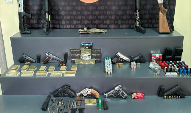 Eş zamanlı silah kaçakçılığı operasyonu: 23 gözaltı