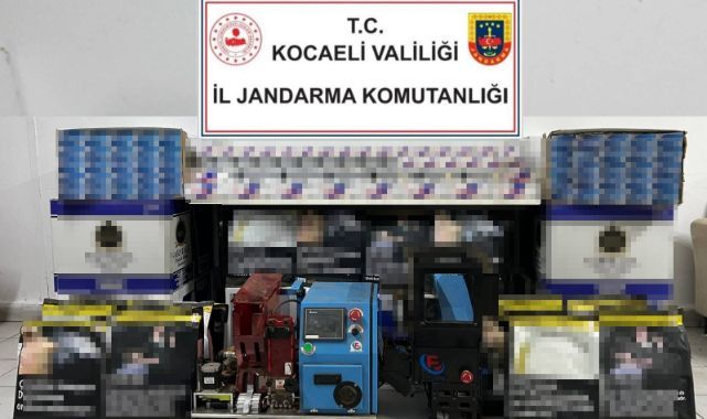 Kocaeli'de 182 bin 250 makaron ele geçirildi