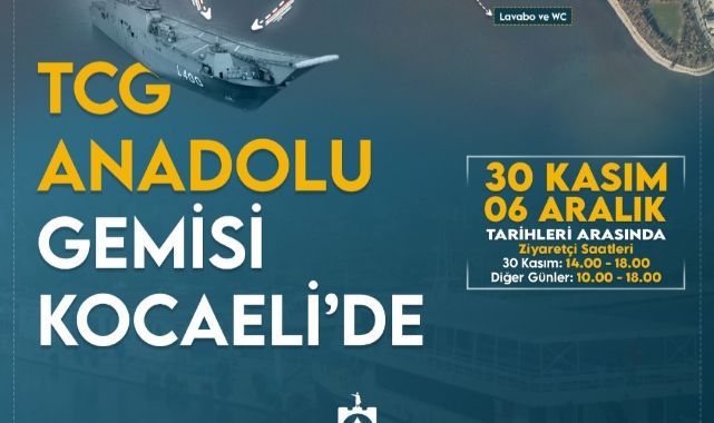 Kocaeli, TCG Anadolu'ya hazırlanıyor