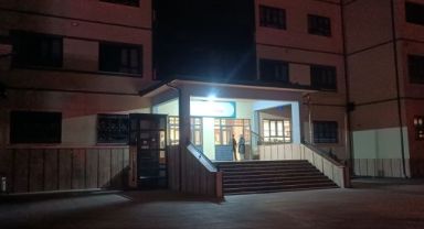 Okulda yangın alarmı paniğe sebep oldu