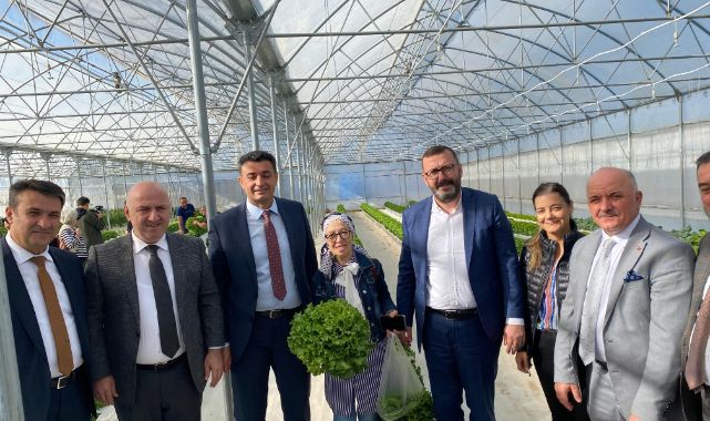 Türkiye'de ilk olan sistemde hasat şenliği