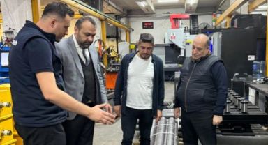 Bünyamin Bülbül, sanayinin nabzını tuttu