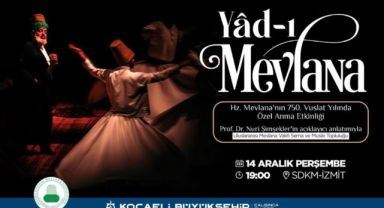 Büyükşehir, Mevlana’yı Sema Mukabelesi ile anacak