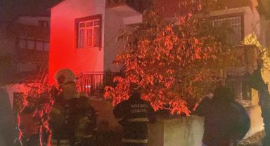 Darıca'da korkutan baca yangını