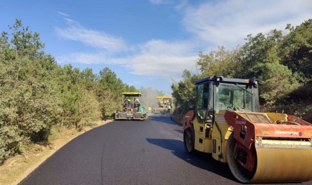 Gebze’de 2 ayda 27.320 ton asfalt serildi