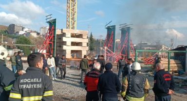 Gebze'de paralarını alamayan metro işçileri şantiyede eylem yaptı