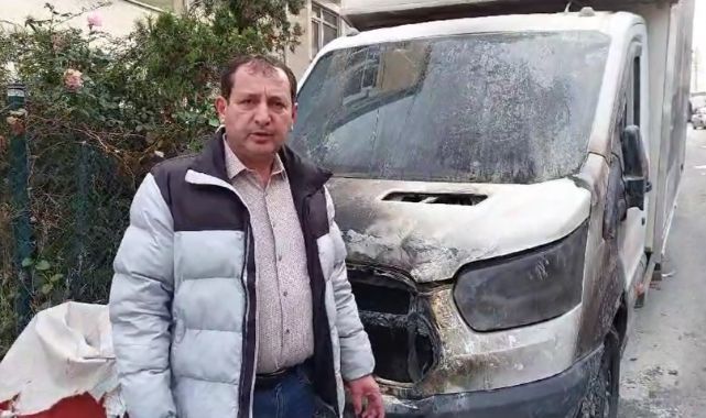 Özel plaka alan şahsı tehdit ettiler ardından aracı kundakladılar