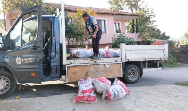 Başiskele'de budanan ağaçlar ihtiyaç sahiplerine yakacak oluyor