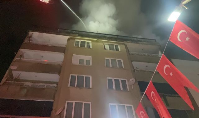 Binayı ateşe verdi, kaçmaya çalışırken yakalandı