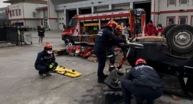 Büyükşehir itfaiyesinden tecrübe paylaşımı