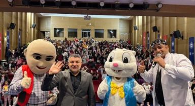 Dilovası'nda çocuklar doyasıya eğlendi
