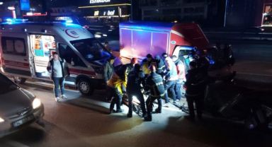 Gebze'de kamyonet bariyerlere ok gibi saplandı: 1 yaralı