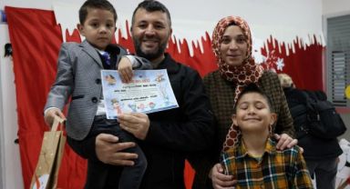 İlk karneleri KO-MEK'ten
