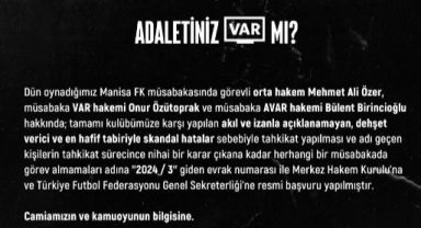 Kocaelispor hakemlerle ilgili TFF ve MHK'ye başvurdu