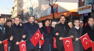 Körfez şehitler için tek yürek oldu