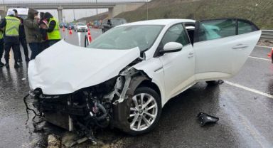 Kuzey Marmara Otoyolu'nda zincirleme kaza: 5 yaralı