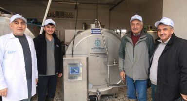 Yüzde 50 hibeli soğuk süt tankı