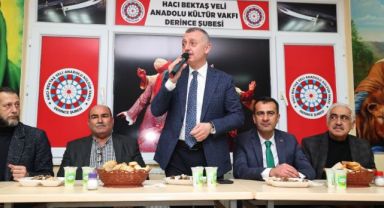 Başkan Büyükakın canlarla iftar yaptı