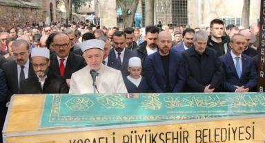 Cumhurbaşkanı Erdoğan'ın dünürünün babası son yolculuğuna uğurlandı