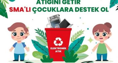 Geri dönüşüm kampanyası ile SMA’lı çocuklara destek oldu