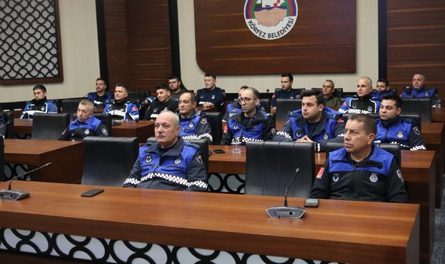 Körfez Belediyesi'nde zabıtalara eğitim