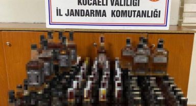 Piyasa değeri 165 bin TL olan kaçak alkol ele geçirildi